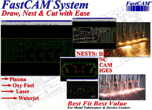 The FastCAM System is a system specifically built for metal processing and profiling