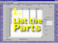 List the Parts