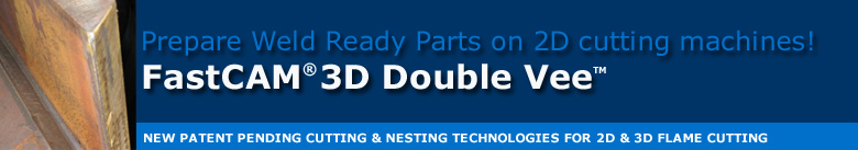 2D & 3D cutting on the same single torch machine!