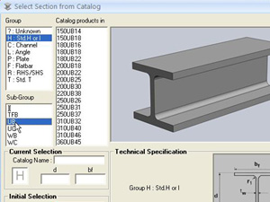Section Data Window