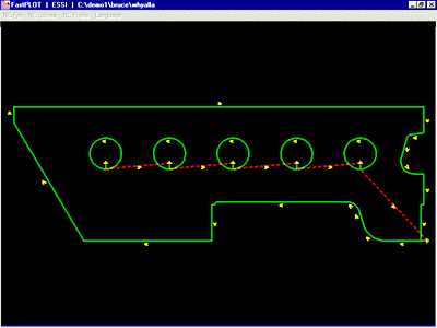 simulate the cutting process on your PC before you send the file to the NC machine
