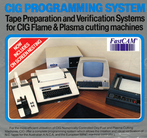 FastCAM - early pioneers and inventors of CAD/CAM